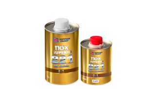 LAKIER BEZBARWNY NAX SUPERIO 221 2K 1 L. + UTWARDZACZ  SZYBKI 2:1  0,5 L. 